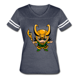 Character #73 Women’s Vintage Sport T-Shirt - vintage navy/white
