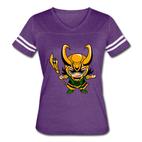 Character #73 Women’s Vintage Sport T-Shirt - vintage purple/white