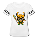 Character #73 Women’s Vintage Sport T-Shirt - white/black