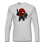 Character #74 Men's Long Sleeve T-Shirt by Next Level - heather gray