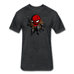 Character #74 Fitted Cotton/Poly T-Shirt by Next Level - heather black