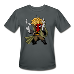 Character #75 Men’s Moisture Wicking Performance T-Shirt - charcoal