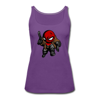 Character #74 Women’s Premium Tank Top - purple