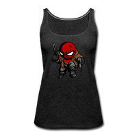Character #74 Women’s Premium Tank Top - charcoal gray