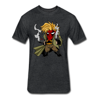 Character #75 Fitted Cotton/Poly T-Shirt by Next Level - heather black
