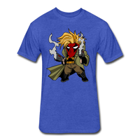 Character #75 Fitted Cotton/Poly T-Shirt by Next Level - heather royal