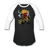 Character #75 Baseball T-Shirt - black/white