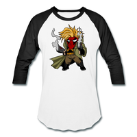 Character #75 Baseball T-Shirt - white/black