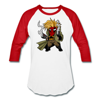 Character #75 Baseball T-Shirt - white/red