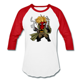 Character #75 Baseball T-Shirt - white/red