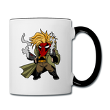 Character #75 Contrast Coffee Mug - white/black