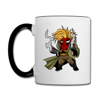 Character #75 Contrast Coffee Mug - white/black