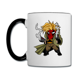 Character #75 Contrast Coffee Mug - white/black