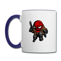 Character #74 Contrast Coffee Mug - white/cobalt blue