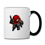 Character #74 Contrast Coffee Mug - white/black