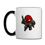 Character #74 Contrast Coffee Mug - white/black