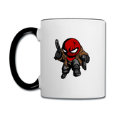 Character #74 Contrast Coffee Mug - white/black