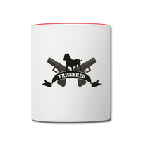 Character #74 Contrast Coffee Mug - white/red