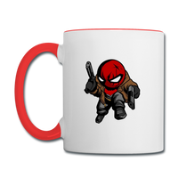 Character #74 Contrast Coffee Mug - white/red