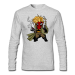 Character #75 Men's Long Sleeve T-Shirt by Next Level - heather gray