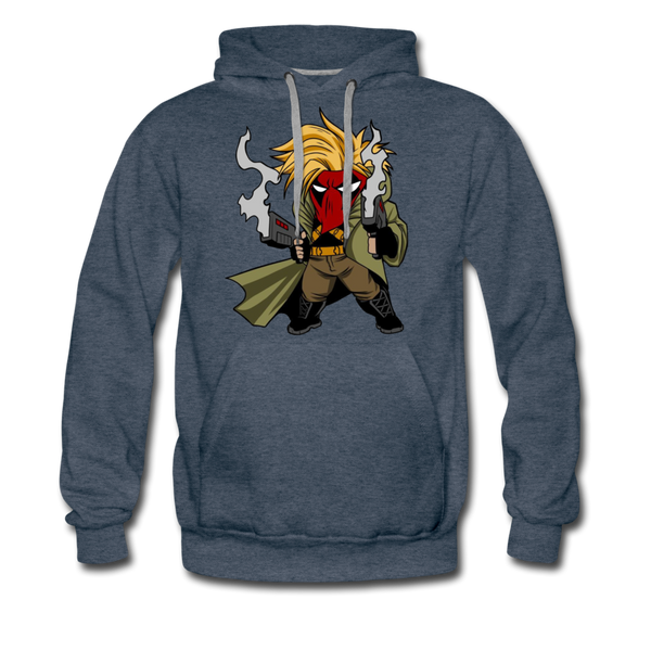 Character #75 Men’s Premium Hoodie - heather denim