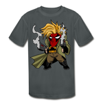 Character #75 Kids' Moisture Wicking Performance T-Shirt - charcoal