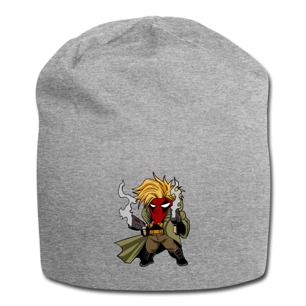 Character #75 Jersey Beanie - heather gray