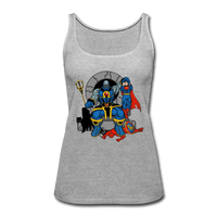 Character #76 Women’s Premium Tank Top - heather gray