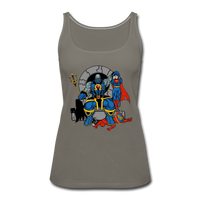 Character #76 Women’s Premium Tank Top - asphalt gray