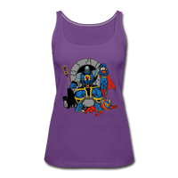 Character #76 Women’s Premium Tank Top - purple