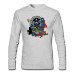 Character #76 Men's Long Sleeve T-Shirt by Next Level - heather gray