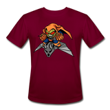Character #77 Men’s Moisture Wicking Performance T-Shirt - burgundy