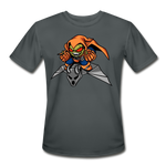 Character #77 Men’s Moisture Wicking Performance T-Shirt - charcoal