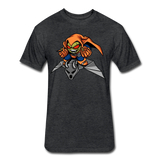 Character #77 Fitted Cotton/Poly T-Shirt by Next Level - heather black