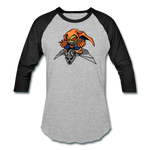 Character #77 Baseball T-Shirt - heather gray/black