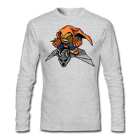 Character #77 Men's Long Sleeve T-Shirt by Next Level - heather gray