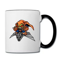 Character #77 Contrast Coffee Mug - white/black