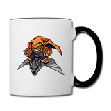 Character #77 Contrast Coffee Mug - white/black