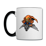 Character #77 Contrast Coffee Mug - white/black