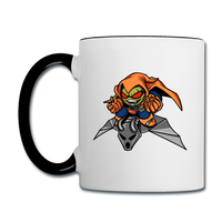 Character #77 Contrast Coffee Mug - white/black