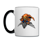 Character #77 Contrast Coffee Mug - white/black