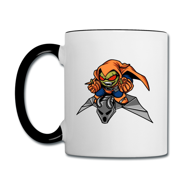 Character #77 Contrast Coffee Mug - white/black
