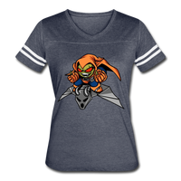 Character #77 Women’s Vintage Sport T-Shirt - vintage navy/white