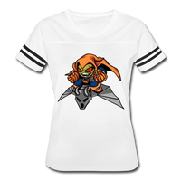 Character #77 Women’s Vintage Sport T-Shirt - white/black