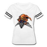 Character #77 Women’s Vintage Sport T-Shirt - white/black