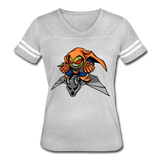 Character #77 Women’s Vintage Sport T-Shirt - heather gray/white