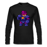 Character #78 Men's Long Sleeve T-Shirt by Next Level - black