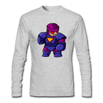 Character #78 Men's Long Sleeve T-Shirt by Next Level - heather gray