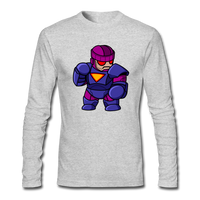 Character #78 Men's Long Sleeve T-Shirt by Next Level - heather gray