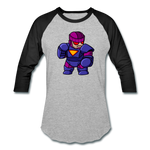 Character #78 Baseball T-Shirt - heather gray/black